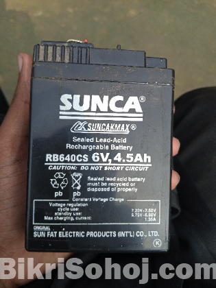 6V SUNCA Battery